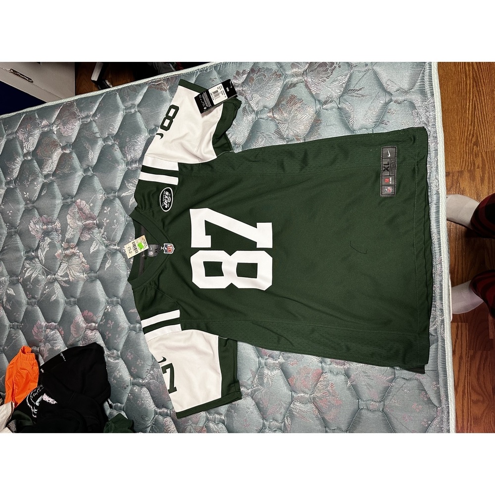 Green #87 Boys Jersey